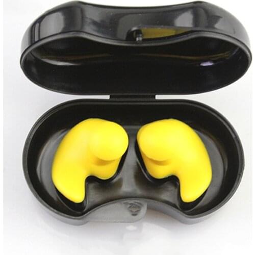Waterproof Earplugs Soft Diving Water Sports Swimming Accessories with Storage Box Dust-Proof Ear Silicone Sport Plugs1 Pair