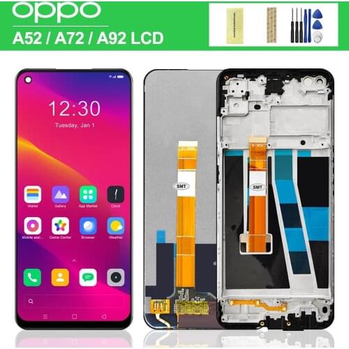 6.5'' Original For Oppo A72 A92 A52 CPH2069 CPH2067 LCD Display Touch Screen Digitizer Assembly Replacement for OPPO A72 LCD
