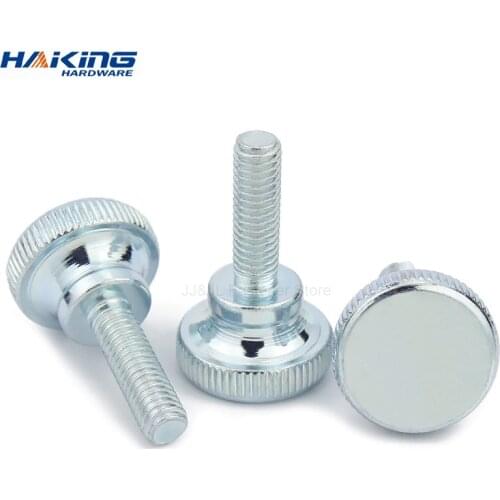 1/5pc M3 M4 M5 M6 M8 M10 DIN464 GB834 Knurl High Step Head Hand Tighten Thumb Screw Curtain Wall Glass Lock Thumbscrew Adjust