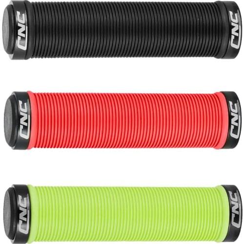 1 Pair Bike Handlebar Grips Aluminum Alloy Durable Grip Shockproof Anti-Slip Lock-on Bicycle Grips For Mountain Bike Dropship