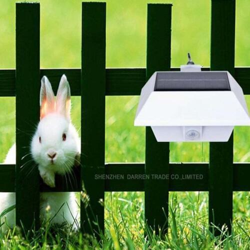 1pc Solar Wireless Outdoor garden lamp for fence and wall Solar Fence Light Waterproof wall Lights led lamps fence solar