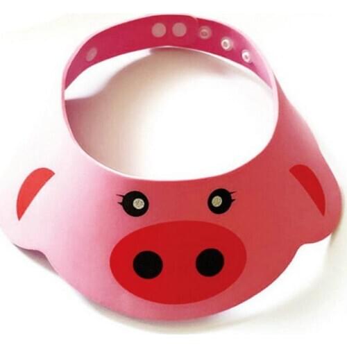 1000pcs Adjustable Newborn Baby Shampoo Bathing Shower Cap Wash Hair Shield Direct Visor Caps For Children Baby Care