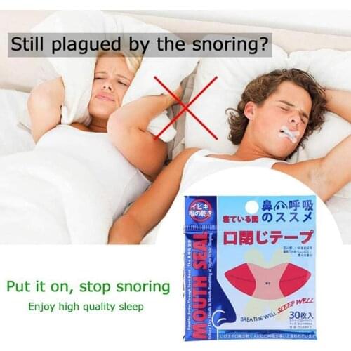 30/36pcs Night Anti Snoring Stickers Sleep Strips Tape for Better Nose Breathing Less Mouth Breathing Sleep Beauty Tools