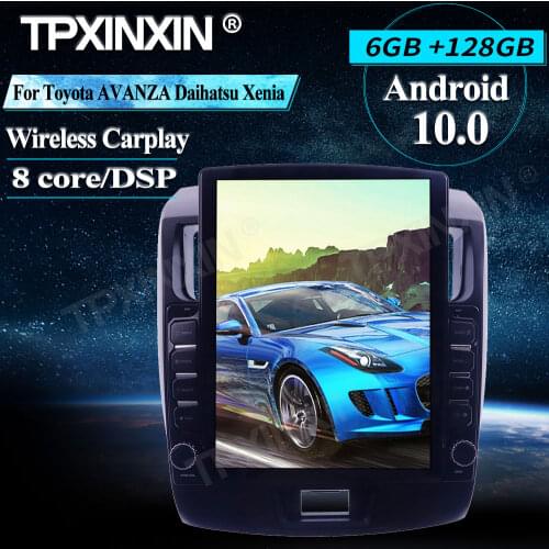 6+128GB For TOYOTA AVANZA Daihatsu Xenia 2010-2016 GPS Car Multimedia Player Head Unit Audio Radio Navigtion Tape Recorder IPS