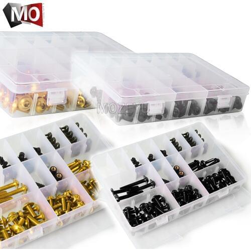 Motorcycle Accessories Full Fairing Bolt Screws Kit Fastener Clips Fit For Honda CB599 CB600 CB900F HORHET CB500F CB919 CBR600F