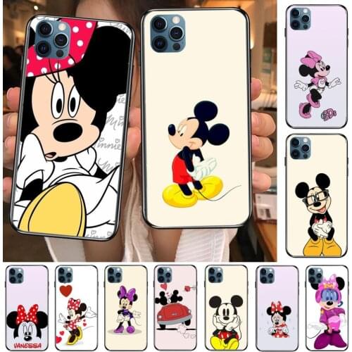 Minnie Mouse Car Phone Cases For iphone 12 Pro Max case 11Pro Max 8PLUS 7PLUS 6S iphone XR X XS mini mobile cell funda