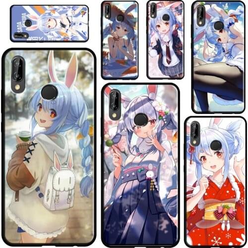 Usada Pekora Hololive anime Case For Huawei P30 P40 P10 P20 Lite P Smart 2021 Nova 5T Cover For Honor 20 Pro 8X 9X 10i