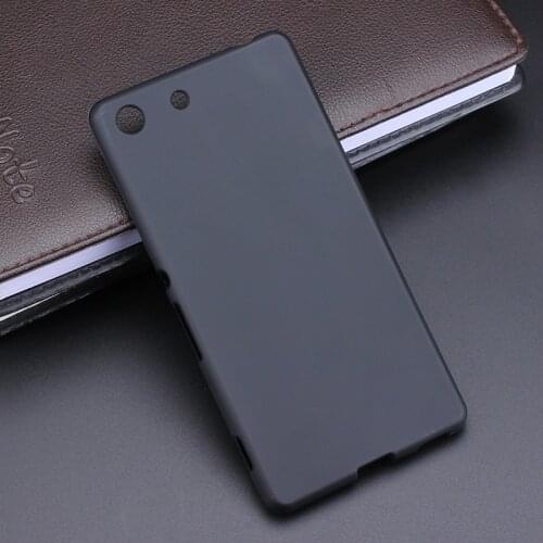 Black Gel TPU Soft Anti Skiding Silicone Case Back Cover For Sony Xperia M5 E5603 E5606 E5653 / Xperia M5 Dual E5633 E5643 E5663