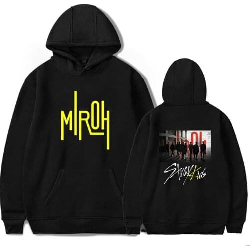 2019 Stray Kids kpop hoodie sweatshirt women/men Coats Korean I AM WHO Hip Hop oversized harajuku Hooded Sweatshirt plus size