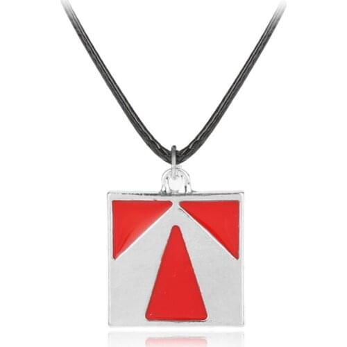 Dongsheng Fashion TV Hanzawa Naoki Necklace The Central Bank of Tokyo Mark Badge Pendant Necklace For Women Men Fashion Jewelry