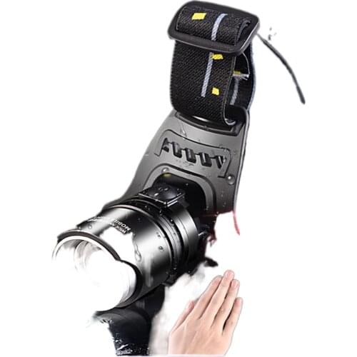 Inductive head mounted headlight glare rechargeable flashlight bright xenon lamp fishing long life