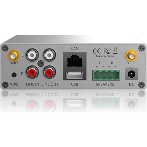 A50 Mini Home WiFi receiver HiFi power Stereo Class D digital multiroom network audio amplifier with usb