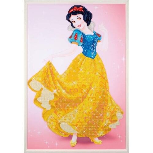 5D DIY Diamond Painting Kit Disney Snow White Full Drill Square Embroidery Mosaic Art Picture of Rhinestones Home Decor