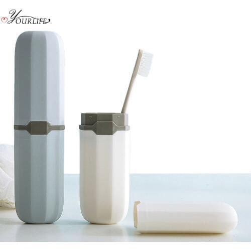 OYOURLIFE Portable Travel Toothbrush Storage Boxes Outdoor Tooth Brush Protect Container Bathroom Toothbrush Toothpaste Case