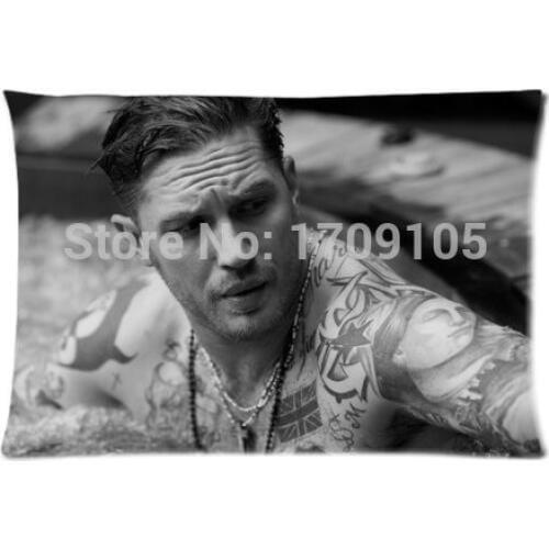 Tom Hardy Personalized Roomy Zippered Pillow Case 20x30 (One Side)