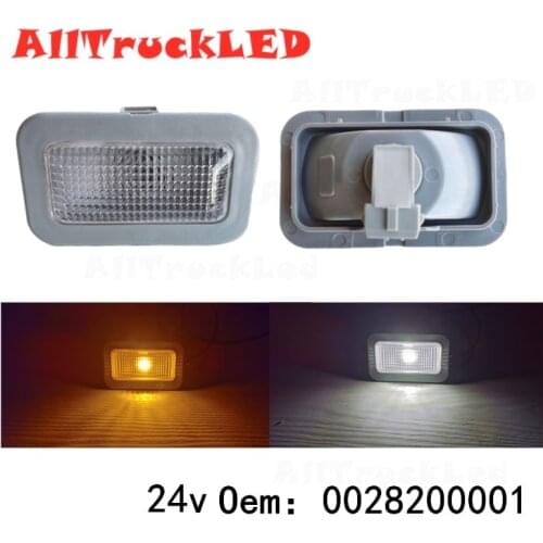 2pcs led For Mercedes benz lights heavy truck body parts benz truck lamp truck light on foot step used for benz 0028200001 MB
