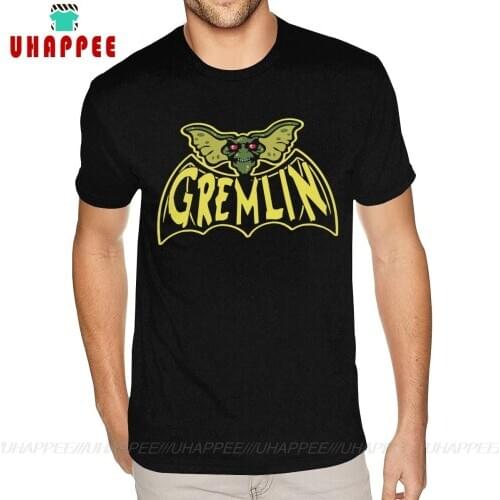 Popular Gremlin Gizmo T Shirts Short Sleeve Man Boys 5XL Black Shirts