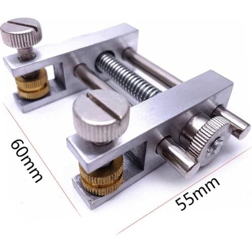 Professional Violin Edge Clamp for Cracks Adjustable Double Guide Rods Luthier Tools Violin Making Tools Repair