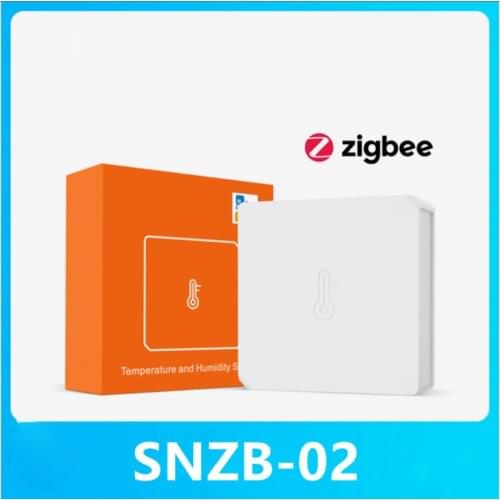 Zigbee Temperature and Humidity Sensor Voice Control Ewelink Smart Home Use with gateway
