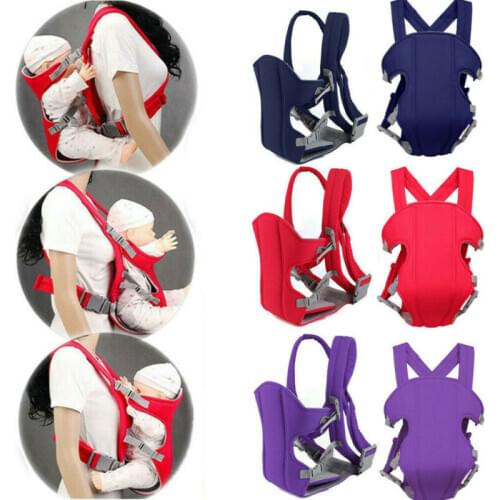 Portable Newborn Baby Carrier Sling Wrap Backpack Front Back Chest Ergonomic 4 Position