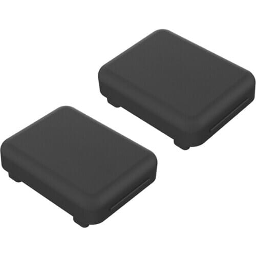 For Insta360 ONE R Camera 2PCS Camera Lens Dust Plug Silicone Case Cover Protective Shell