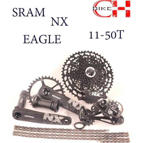 SRAM NX EAGLE 12 Speed MTB Bike Groupset Kit DUB Trigger Shifter Derailleur Chain Crankset With SX NX Eagle 11-50T Cassette