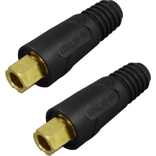 Welding Cable Joint Quick Connector Female DINSE-Style 200Amp-300Amp 35-50 SQ-MM 2pcs
