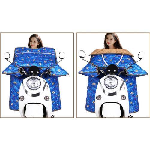 Electric Scooter Warm Knee Pads Leg Cover Windshield Velvet Thick Waterproof Motorcycle Cover Windproof Universal for Scooter