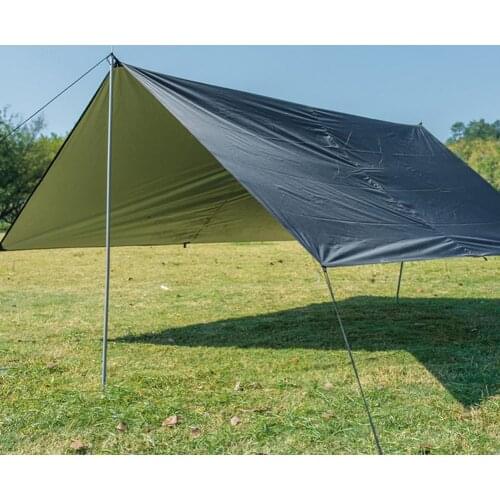 Outdoor Ultralight Canopy Support Adjustable Portable Tent Rods With Storage Bag Pole Aluminum Camping Tent Bracket For Hiking