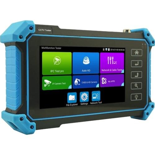 WANGLU IPC-5200 Plus Full 8MP IP CVI TVI AHD SDI Analog 6 IN 1 VGA & 4K HD input IP Camera Tester 5 inch IPS touch screen, 1920
