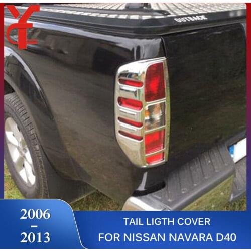 Tail Light Cover Lamp Trim For Nissan Frontier Navara D40 2006 2007 2008 2009 2010 2011 2012 2013 Car Accessories Exterior Parts