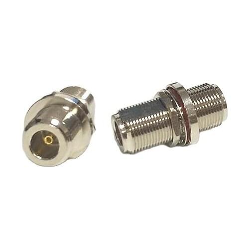 1pc N Female Jack nut to Female Jack RF Coax Adapter convertor Straight Nickelplated NEW wholesale