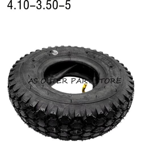 4.10/3.50-5 inner tube outer tyre for 47cc 49cc Mini Quad Dirt Bike Scooter ATV ,Buggy,Gas scooter, wheelbarrow