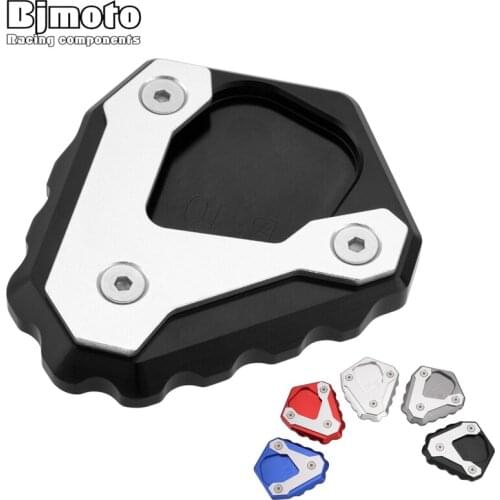 CNC Motorcycle Side Stand Enlarge Extension Kickstand For BMW G310GS 2017-2018 G 310GS G310 G 310 GS Pad Support Plate Stand