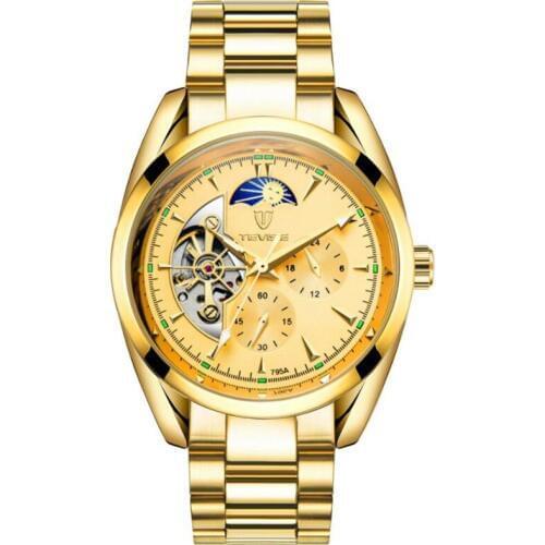 Automatic Mechanical Men watch TEVISE Mens Watches Top Brand Luxury Business Waterproof Military Tourbillon Clock reloj hombre