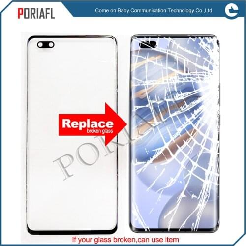 For honor 30 / 30pro nova7Pro Front Outer Screen Glass Lens Repair Touch Screen Outer Glass + OCA Glue