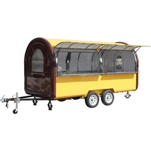 4m coffee vending panini Chinese food van vintage mobile concessions trailers for sale