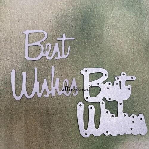 Letter decoration Metal Cutting Dies for DIY Scrapbooking Album Paper Cards Decorative Crafts Embossing Die Cuts