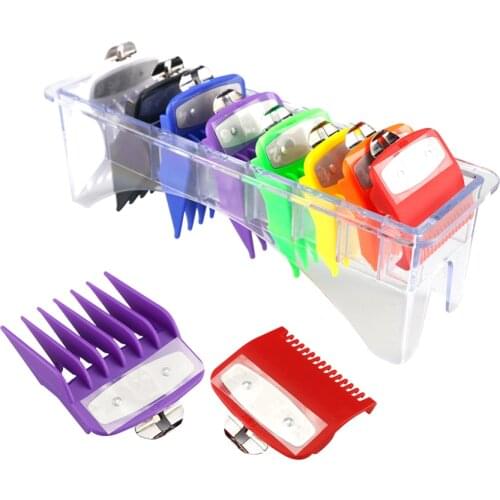 8 Pcs Guide Comb Barber Accessories Cutting Hair Comb Guide Comb Set Limit Comb Hairdressing Replaceable Hair Clipper Limit Comb