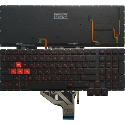 New Russian laptop keyboard for HP Omen 15-CE 15-CE010CA 15-CE020CA 15-CE030CA 15-CE051NR with backlit 15.6"