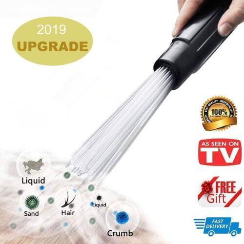 Dusty Cleaning Brush Universal Vacuum Attachment Tiny Tubes Dust Cleaner Dirt Remover Vacuum Cleaning Tools For Home Car Pet