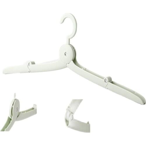 Mini Outdoors Folding Clothes Hanger Portable Travel Hanging Multifunctional Telescopic Airing Clip Windbreak Non-Slip Design