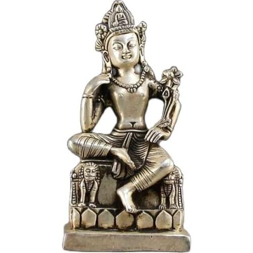 Ancient Bronze Buddha Statue Decoration Gifts for Home Decoration Sitting Buddha