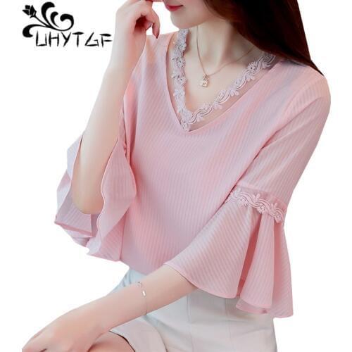 UHYTGF Lace Blouses