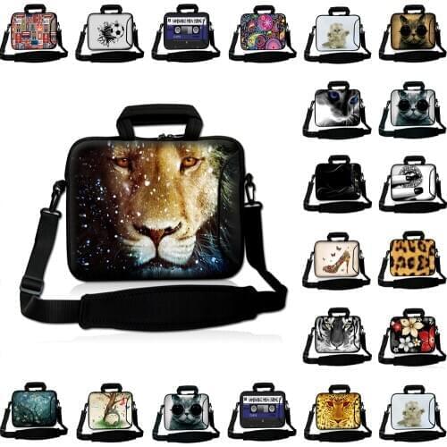 Waterproof Neoprene Laptop Messenger Bag 10 10.1 11.6 12 13.3 14 15.4 15.6 17 Inch Notebook Shoulder Strap Case For Macbook Acer