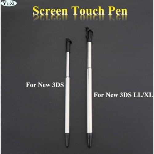 YuXi 2PCS Retractable For Nintendo New 3ds Touch Pen For New 3DSXL LL Touch pen metal Touch Screen Stylus Pen