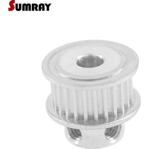 SUMRAY 2GT 28T Timing Pulley 4/5/6/8mm bore Tooth Belt Pulley 7/11mm width GT2 Synchoronous Pulley Wheel for Laser Machine