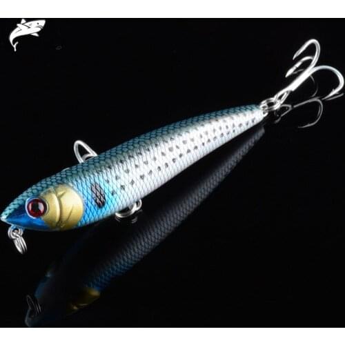 1Pcs 8.8cm/10.2g Stripe Metal Jigging Lead Alloy Fishing Lure 3D Eyes Artificial Sea Fishing Paillette Wobbler Metal Hard Baits