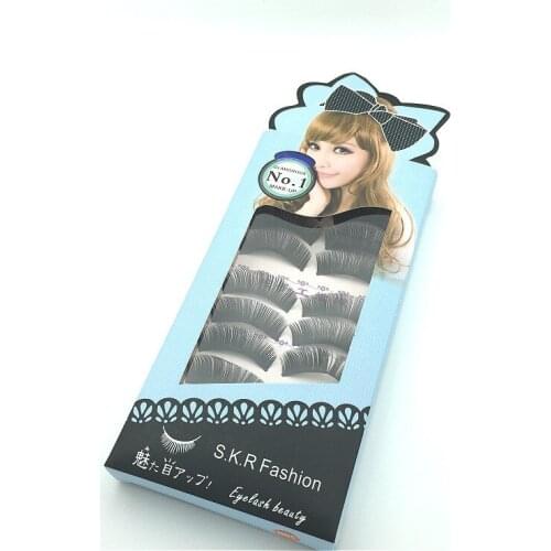10 Pairs Natural Neat Charming Black Eye Lashes Long Thick False Eyelashes High qulity eyelashes fake lashes