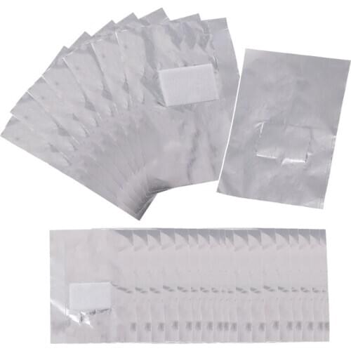 150pcs Aluminium Foil Nail Art Soak Off Acrylic Gel Polish Nail Wraps Remover
